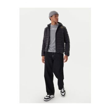 Geaca de tranzitie barbati  negru - material rezistent