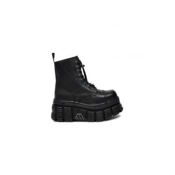 Ghete sport barbati  piele naturala - negru - Negru