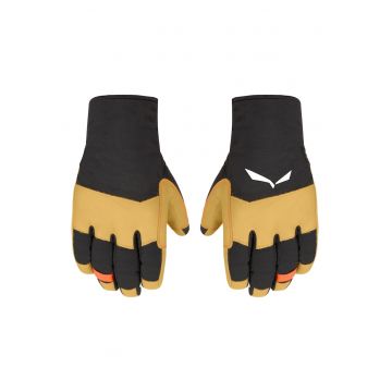 Manusi barbati  Ortles TirolWool-Negru/Galben-10/