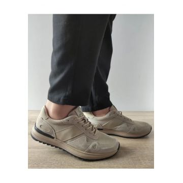 Pantofi Casual Barbati  660005B 14-Z Bej - Bej - Bej