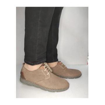 Pantofi Casual Barbati  Ot2830 03-2 Bej - Bej - Bej