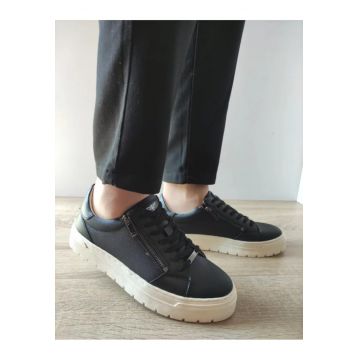 Pantofi Casual Barbati  Y195 Negri - Negru - Negru