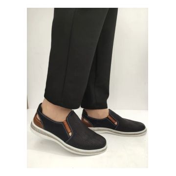 Pantofi Perforati Barbati  411 Bleumarin - Bleumarin - Bleumarin