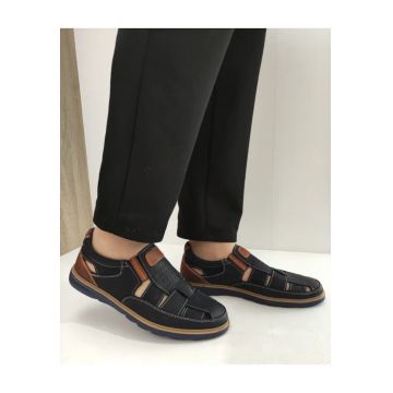 Pantofi Perforati Barbati  777 - Albastru - Albastru