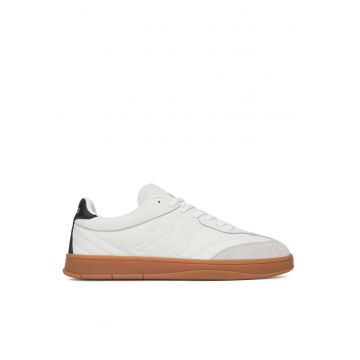 Pantofi sport barbati MC-24880H -  Piele naturala - Alb -