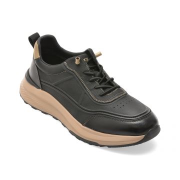 Pantofi sport GRYXX negri, 52331, din piele naturala