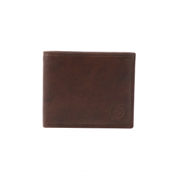 Portmoneu bărbați Benvenuti maro închis din piele 2635bpu2021tdm