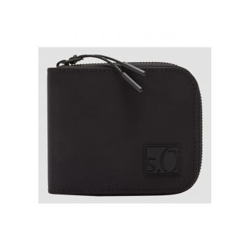 Portofel barbati cu fermoar si logo - Universal