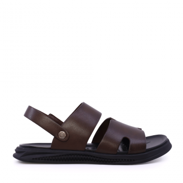 Sandale bărbați Benvenuti maro din piele 3859BS457M
