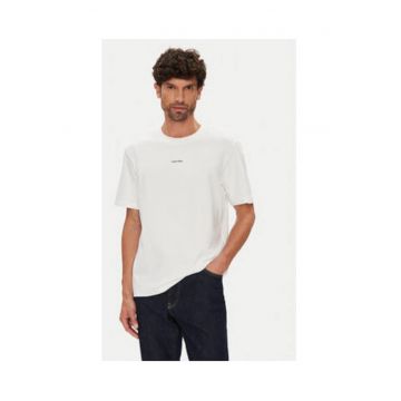 Tricou barbati -  alb - 95% bumbac - 5% elastan -