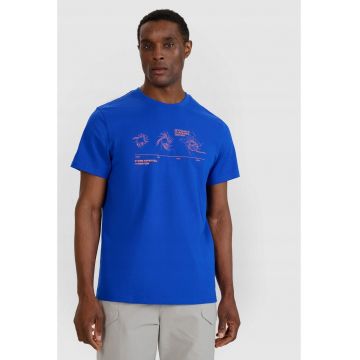 Tricou bumbac pentru barbati - Bleumarin
