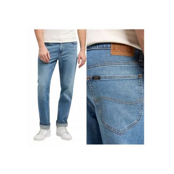 Blugi barbati -  West - talie medie - albastru -