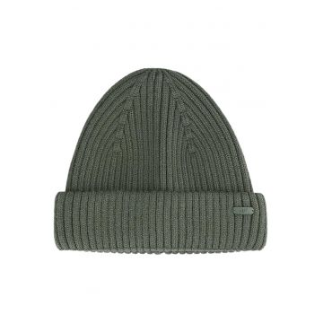 Caciula barbati  poliester - verde