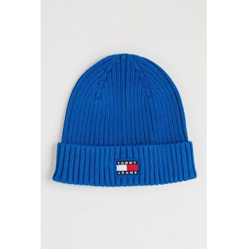 Caciula striata din bumbac organic Heritage