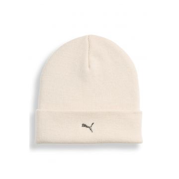 Caciula tricotata cu logo metalic