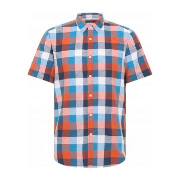 Camasa Barbati -  Berkeley - Regular Fit - Maneci Cu Nasturi - Design Clasic - Bumbac - Multicolor - Multicolor