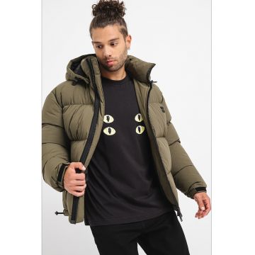 Geaca cu gluga - Kaki