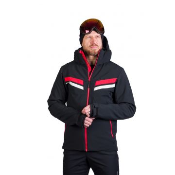 Geaca cu gluga pentru schi - Rosu/Negru