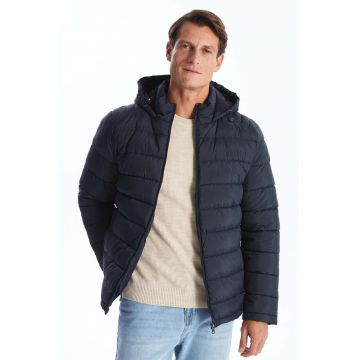 Geaca cu vatelina si buzunare - Albastru ultramarin