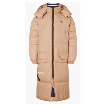 Geaca de iarna lunga cu fermoar