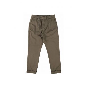 Pantaloni barbati -  Bumbac - Kaki -