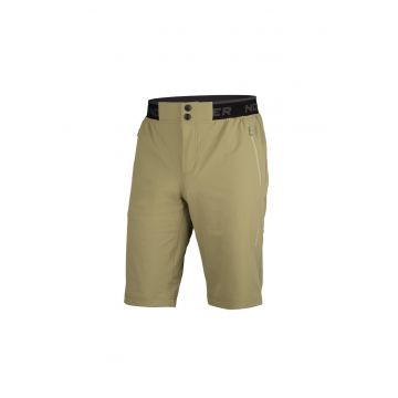 Pantaloni scurti cu talie elastica pentru barbati Roberto - Verde masliniu inchis