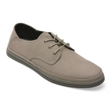 Pantofi OTTER gri, J260013, din piele naturala