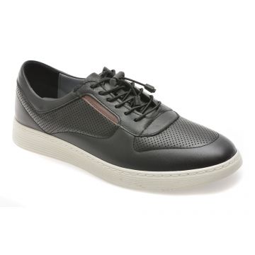 Pantofi sport BITE THE BULLET negri, OY2080, din piele naturala