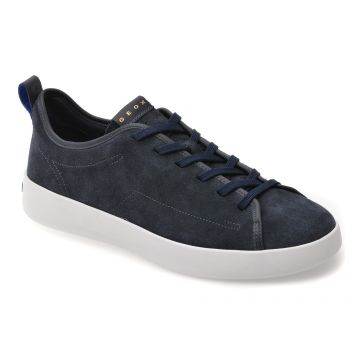 Pantofi sport GEOX bleumarin, U655KA, din piele intoarsa