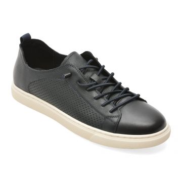 Pantofi sport OTTER bleumarin, CJ60007, din piele naturala