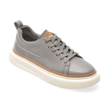 Pantofi sport OTTER gri, J260006, din piele naturala
