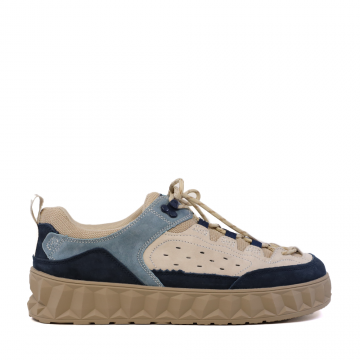 Sneakers bărbați Benvenuti blue multi din piele întoarsă 1321BP1210VBL