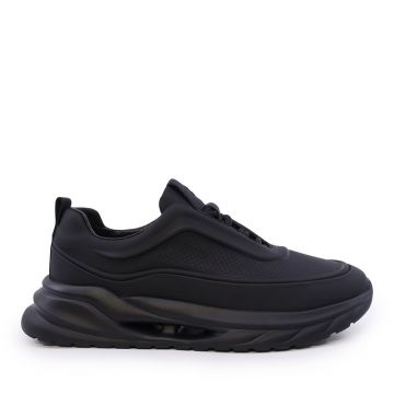 Sneakers ușori bărbați Enzo Bertini negri din piele 3661BP843N