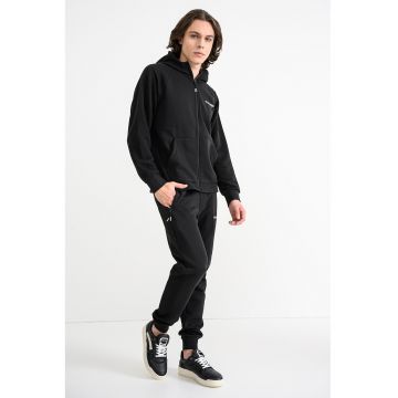 Trening regular fit cu imprimeu logo - Alb/Negru