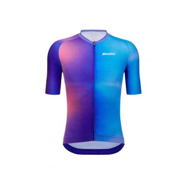 Tricou ciclism  Ombra - Albastru