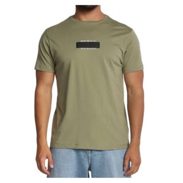 Tricou  pentru barbati - Bumbac - Negru - Negru