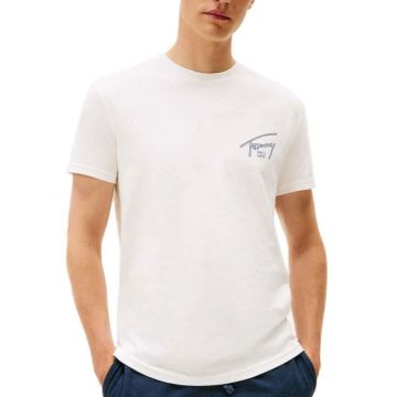 Tricou Tommy Hilfiger TJM REG SIGN BACKPRINT SS T EXT