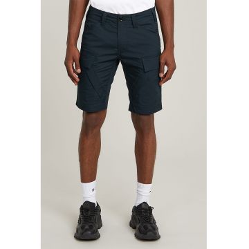 Bermude cargo cu croiala slim-fit - Albastru ultramarin