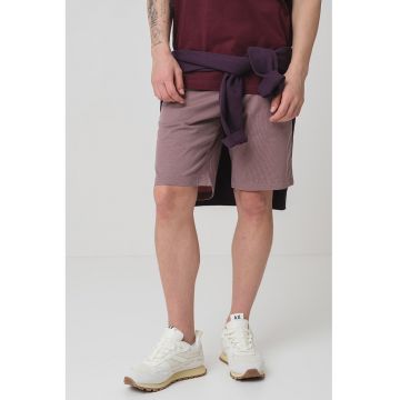 Bermude chino cu model - Lila pal