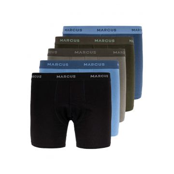 Boxeri barbati -  set de 5 bucati - design clasic - multicolor -