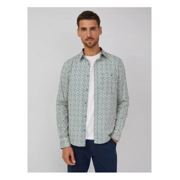 Cămașă bărbați -  Slim fit - imprimeu cu puncte - gri - Gri