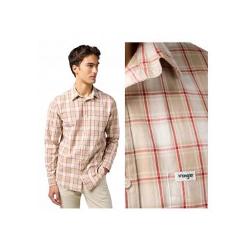 Camasa Barbati -  1 Pkt Shirt - Regular Fit - Cu Guler - Cu Nasturi - Design Clasic - Maneci Lungi - Bumbac - S INTL - Multicolor