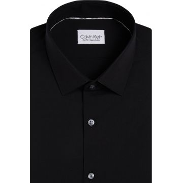 Camasa slim fit uni - Bleumarin inchis