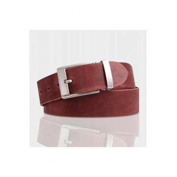 Curea barbateasca -  M5051 - piele naturala - 105cm - maro