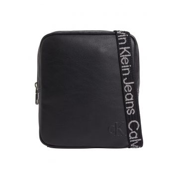 Geanta crossbody de piele ecologica Ultralight - Negru