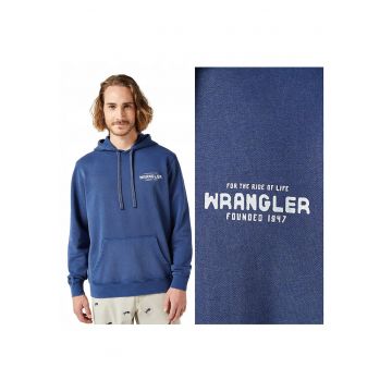 Hanorac barbati -  albastru - M INTL - bumbac - cu gluga