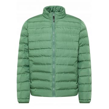 Jacheta Barbati -  Creston - Regular Fit - Design Clasic - Fara Gluga - Fermoar - Bumbac - M INTL - Verde