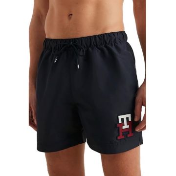 Pantaloni de baie -  Albastru - Logo Brodat 2256 - Bleumarin inchis