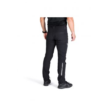 Pantaloni hibrizi softshell cu deschidere completa 10K/10K barbati Ganek - Negru