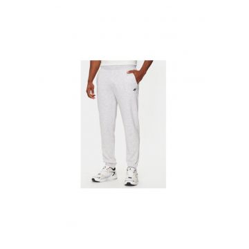 Pantaloni trening Gri Regular Fit - Bumbac - 35494 - Gri